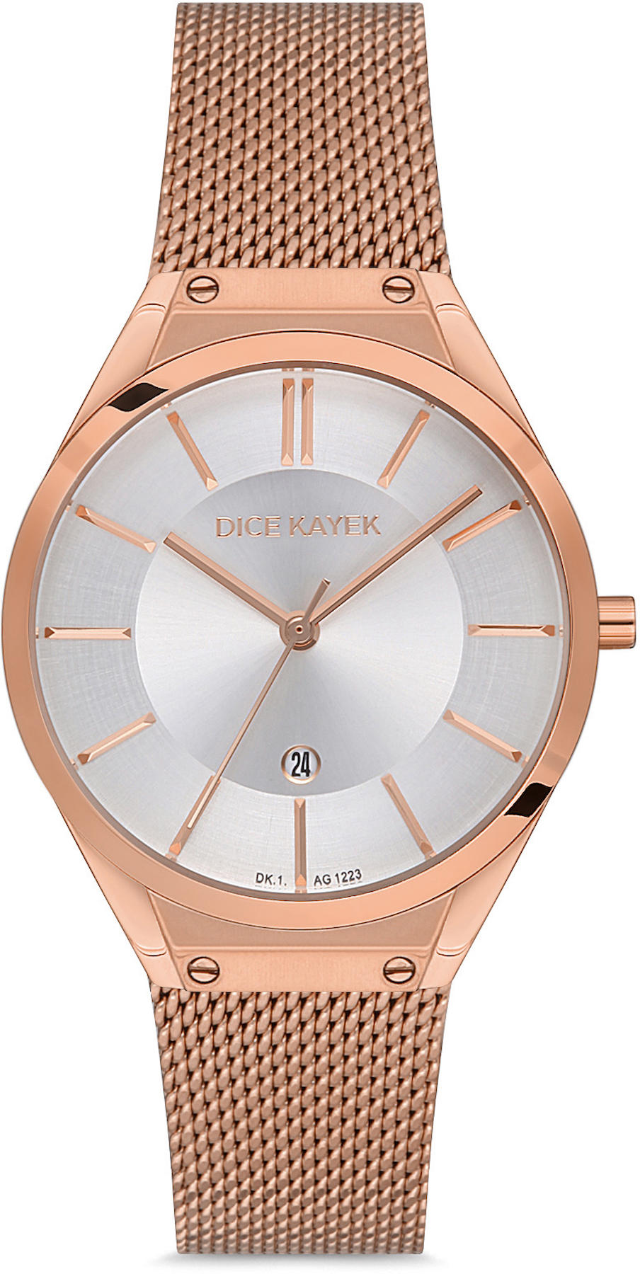 Dice Kayek DK.1.AG1223.01 32 mm Rose Gold Metal Kordon Analog Kadın Kol Saati