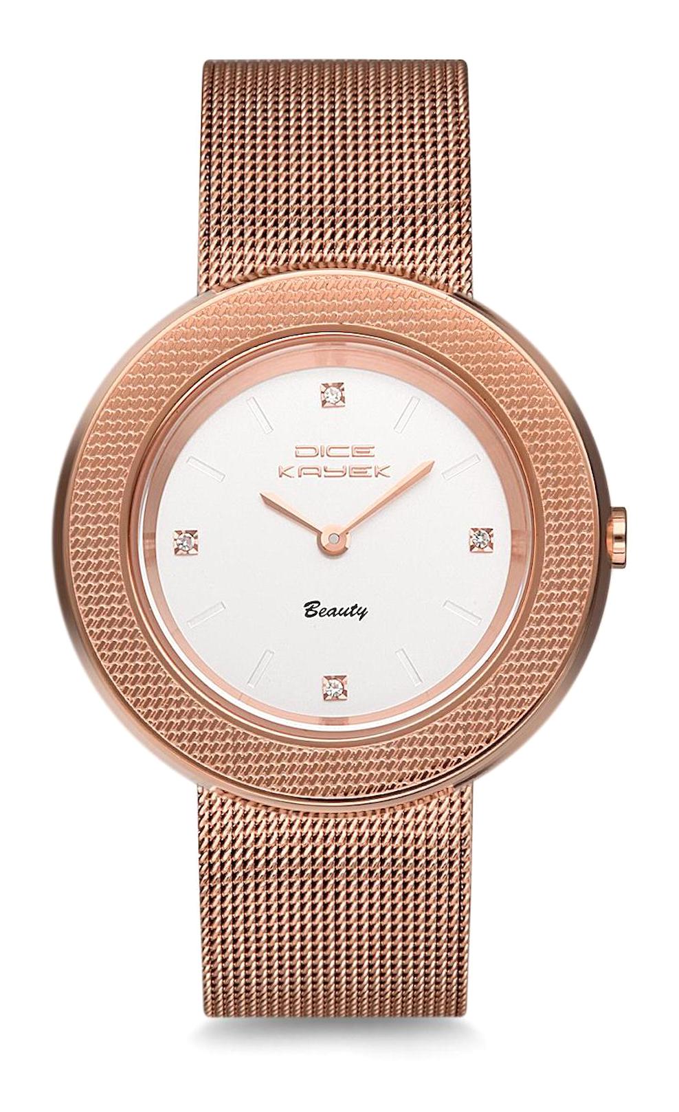 Dice Kayek DK.1.AG1112.01 30 mm Rose Gold Çelik Kordon Analog Kadın Kol Saati