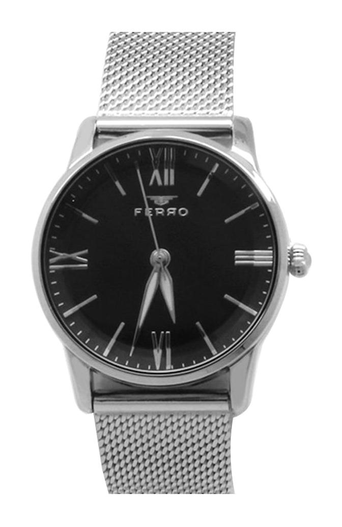 Ferro TH-F21182C-A 41 mm Gri Hasır Kordon Analog Kadın Kol Saati