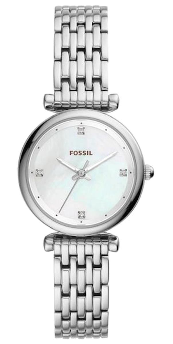 Fossil FES4430 29 mm Gri Çelik Kordon Analog Kadın Kol Saati