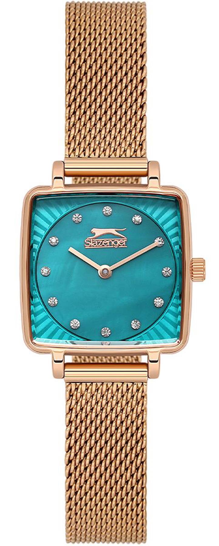 Slazenger SL.09.2255.3.07 25 mm Rose Gold Metal Kordon Analog Kadın Kol Saati