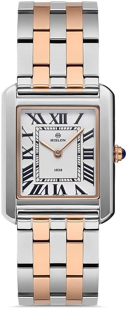 Hislon QL121T-02SR 25-31 mm Gri-Rose Gold Çelik Kordon Analog Kadın Kol Saati