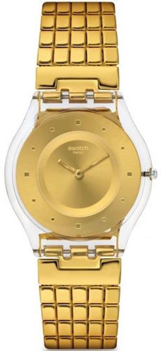Swatch SFK394GA 34 mm Altın Silikon Kordon Analog Kadın Kol Saati