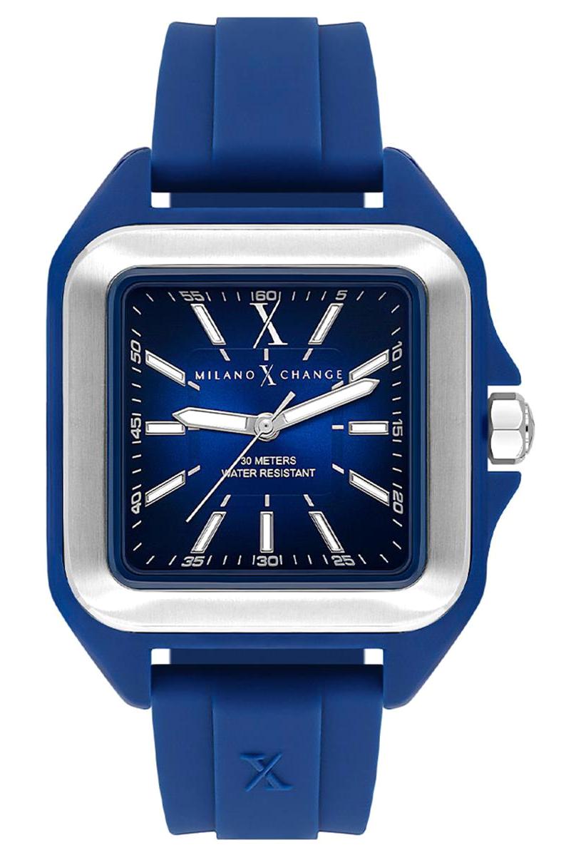 Milano X Change MXU10003 38 mm Mavi Silikon Kordon Analog Kadın Kol Saati