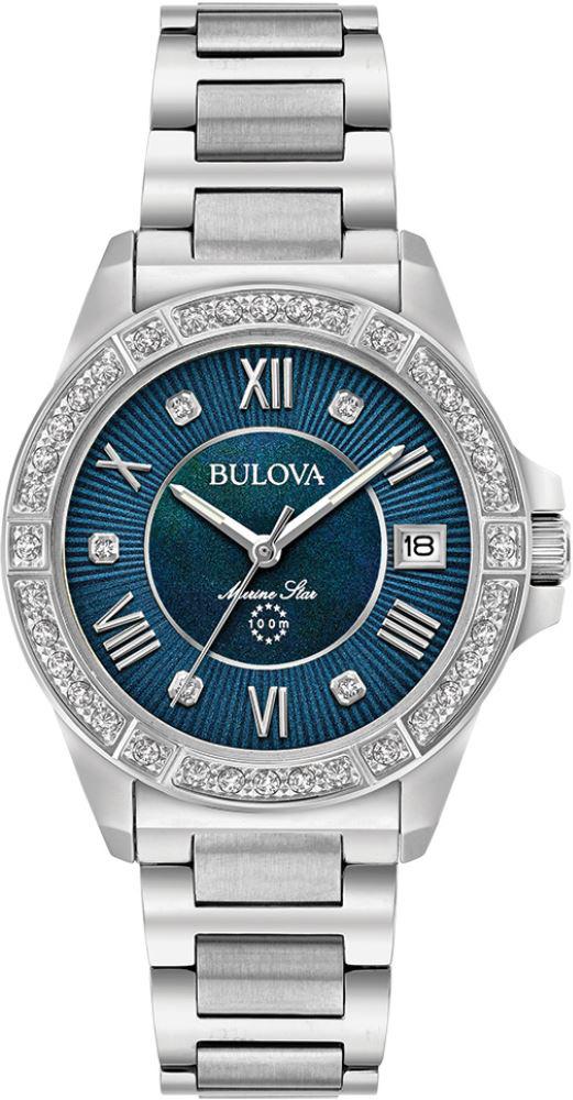 Bulova 96R215 Takvimli 32 mm Gri Çelik Kordon Analog Kadın Kol Saati