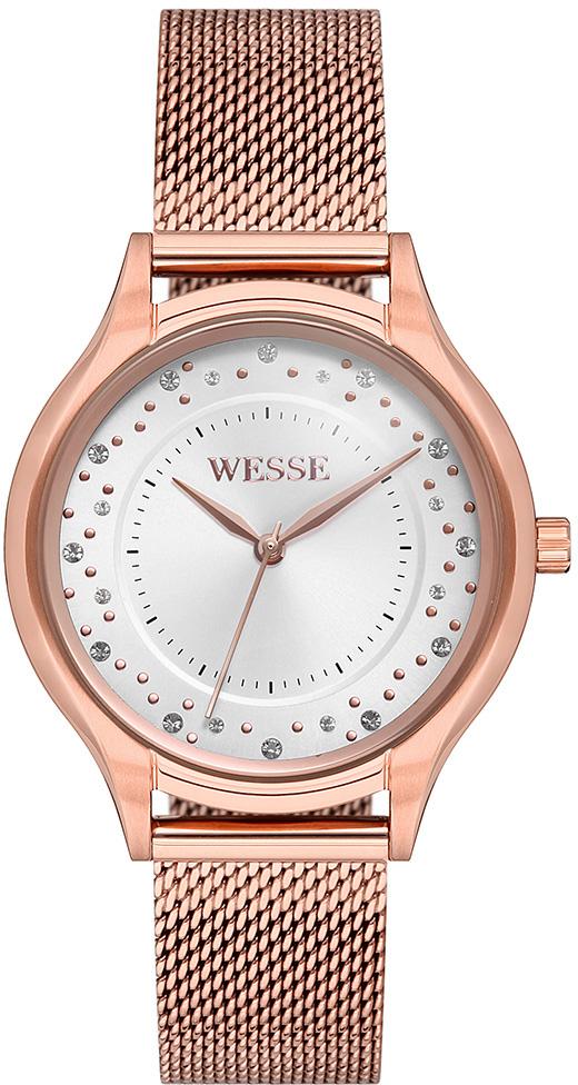 Wesse WWL3009-04M 36 mm Rose Gold Çelik Kordon Analog Kadın Kol Saati