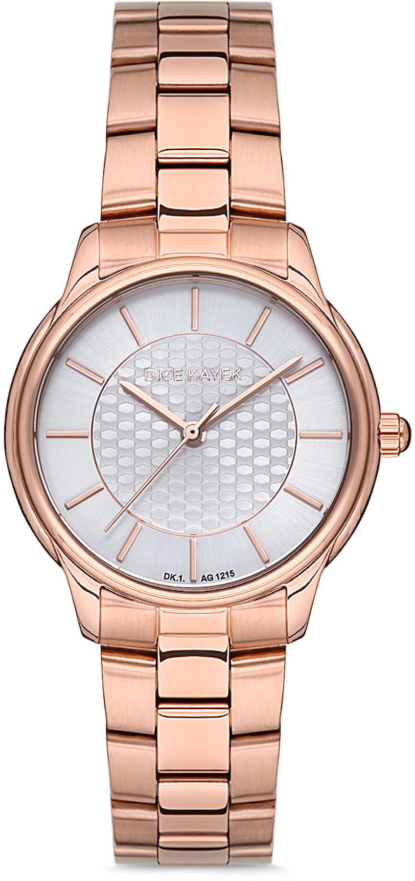 Dice Kayek DK.1.AG1215.12 34 mm Rose Gold Metal Kordon Analog Kadın Kol Saati