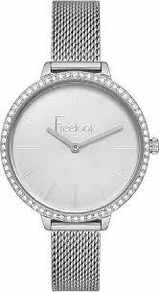 Freelook FL.1.10245.1 34 mm Gri Çelik Kordon Analog Kadın Kol Saati