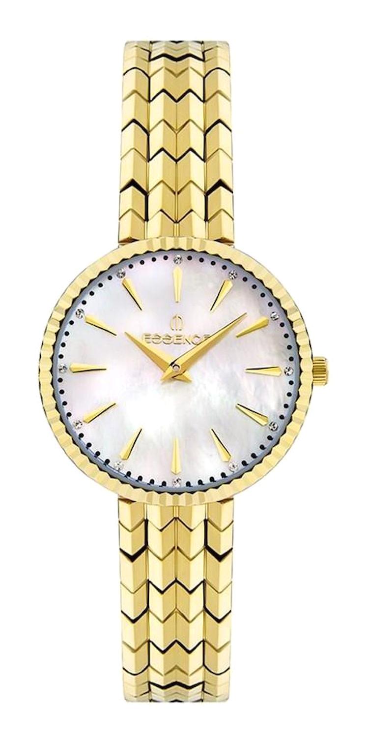 Essence D1201.120 30 mm Altın Çelik Kordon Analog Kadın Kol Saati