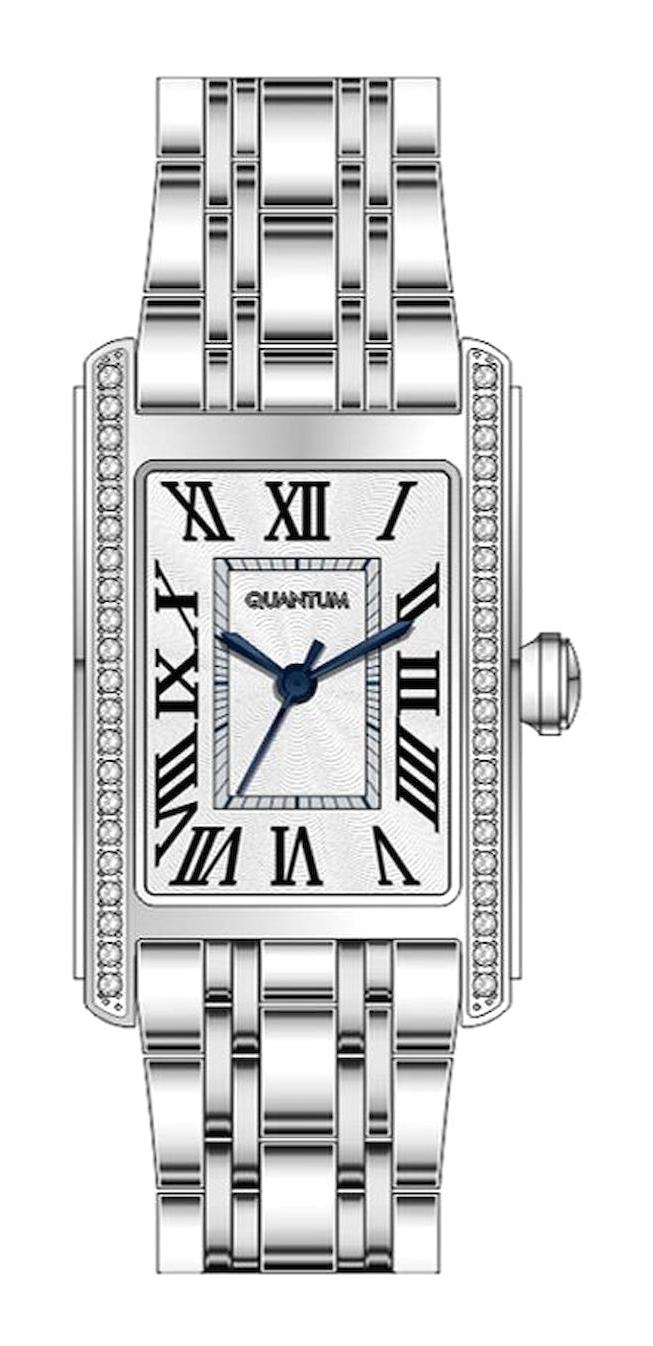 Quantum IML1039.330 34 mm Gri Çelik Kordon Analog Kadın Kol Saati