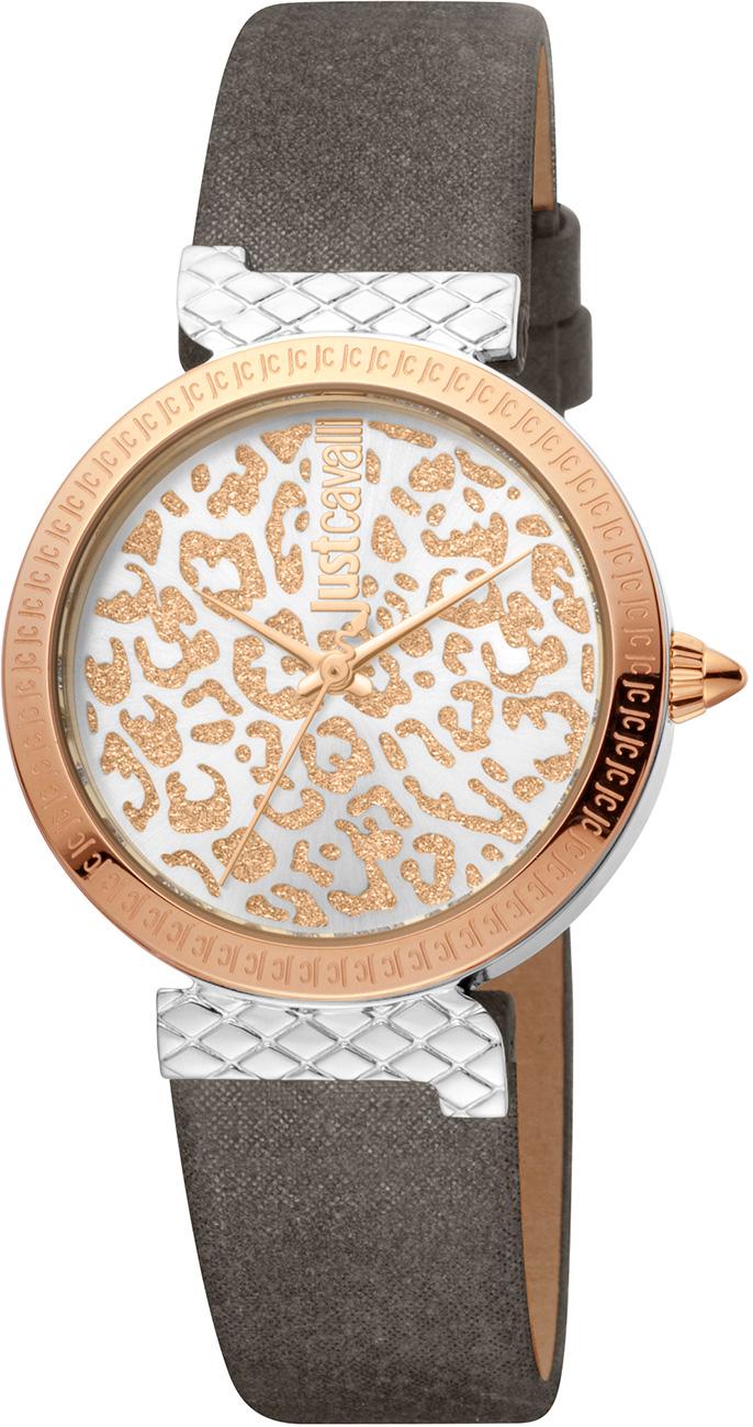Just Cavalli JC1L092L0045 32 mm Kahverengi Deri Kordon Analog Kadın Kol Saati