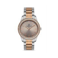Daniel Klein DKE.1.10302.4 34 mm Gri-Rose Gold Metal Kordon Analog Kadın Kol Saati