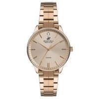 Beverly Hills Polo Club BP3230X.410 36 mm Gri Çelik Kordon Analog Kadın Kol Saati