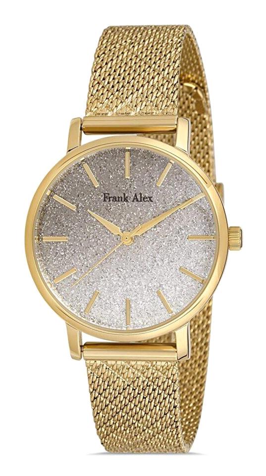 Frank Alex FA.1221.11215H.01.640081 38 mm Altın Metal Kordon Analog Kadın Kol Saati