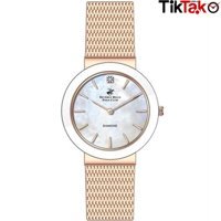 Beverly Hills Polo Club BP3234X.424 34 mm Rose Gold Çelik Kordon Analog Kadın Kol Saati