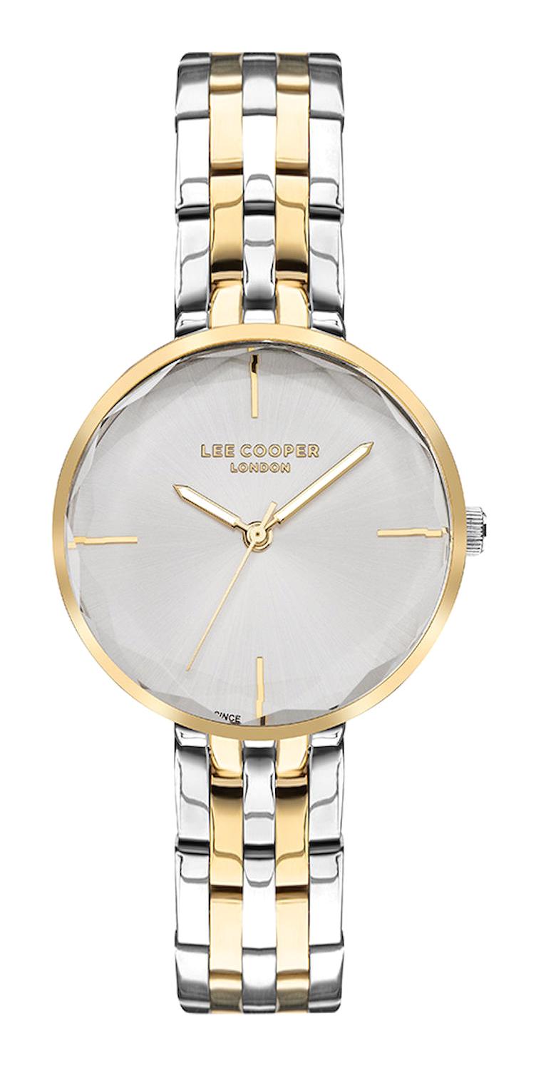 Lee Cooper LC07502.230 40 mm Gri Plastik Kordon Analog Kadın Kol Saati