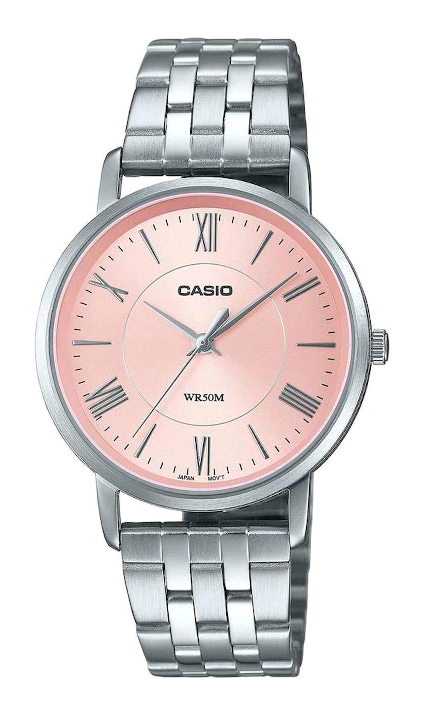 Casio LTP-b110d-4avdf 30 mm Gri Çelik Kordon Analog Kadın Kol Saati