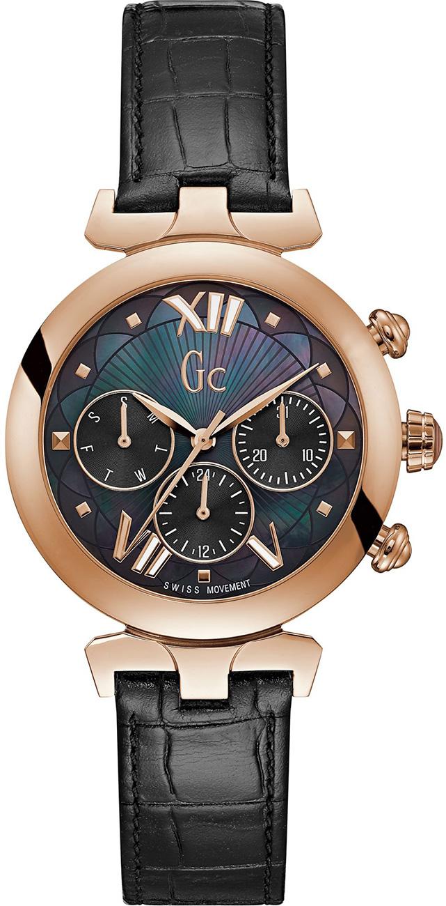 Guess GCY28004L2 Takvimli 36 mm Beyaz Deri Kordon Analog Kadın Kol Saati