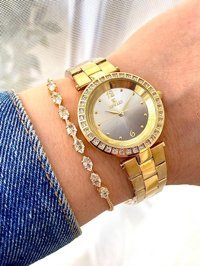 Reward 33 mm Altın Çelik Kordon Analog Kadın Kol Saati