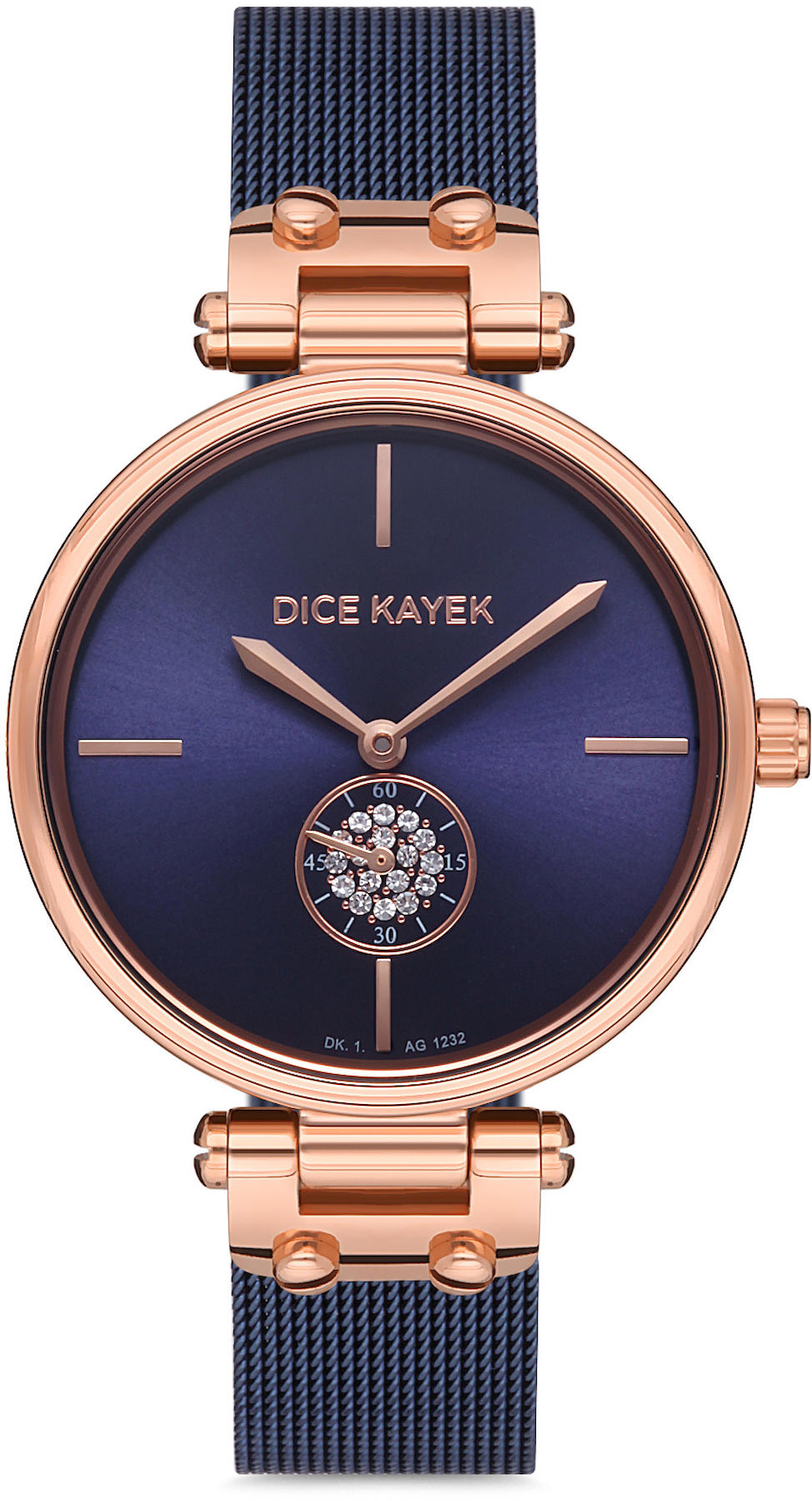Dice Kayek DK.1.AG1232.07 28 mm Lacivert Metal Kordon Analog Kadın Kol Saati