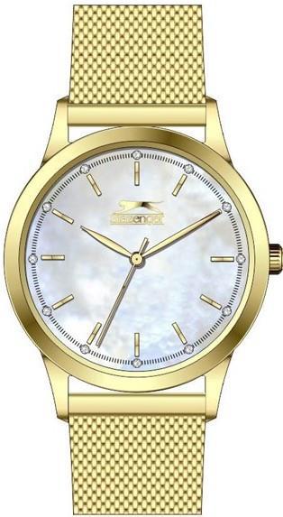 Slazenger SL.09.1908.3.02 34 mm Altın Çelik Kordon Analog Kadın Kol Saati