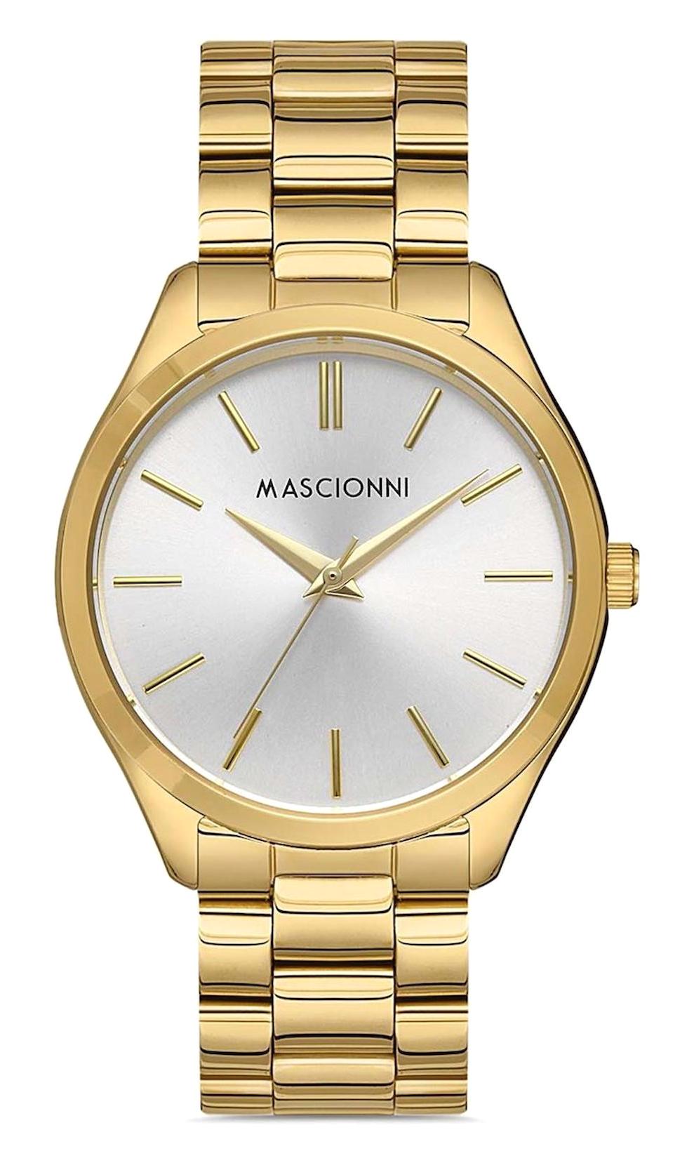 Mascionni M.1.1067.05 38 mm Altın Çelik Kordon Analog Kadın Kol Saati