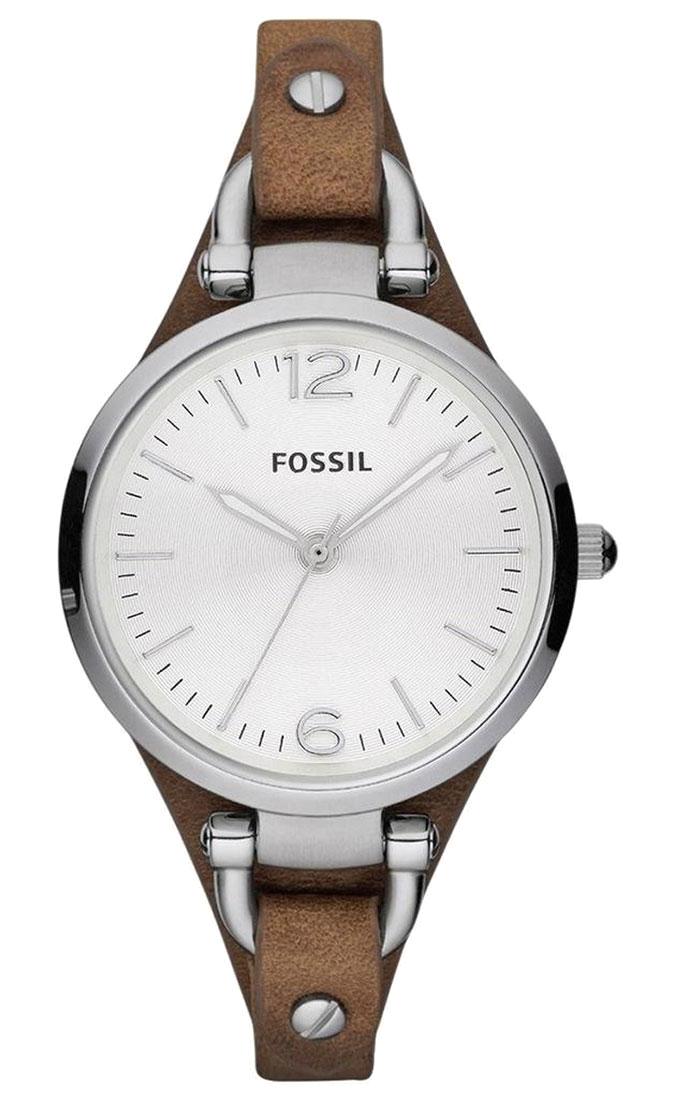 Fossil FES3060 36 mm Kahverengi Deri Kordon Analog Kadın Kol Saati