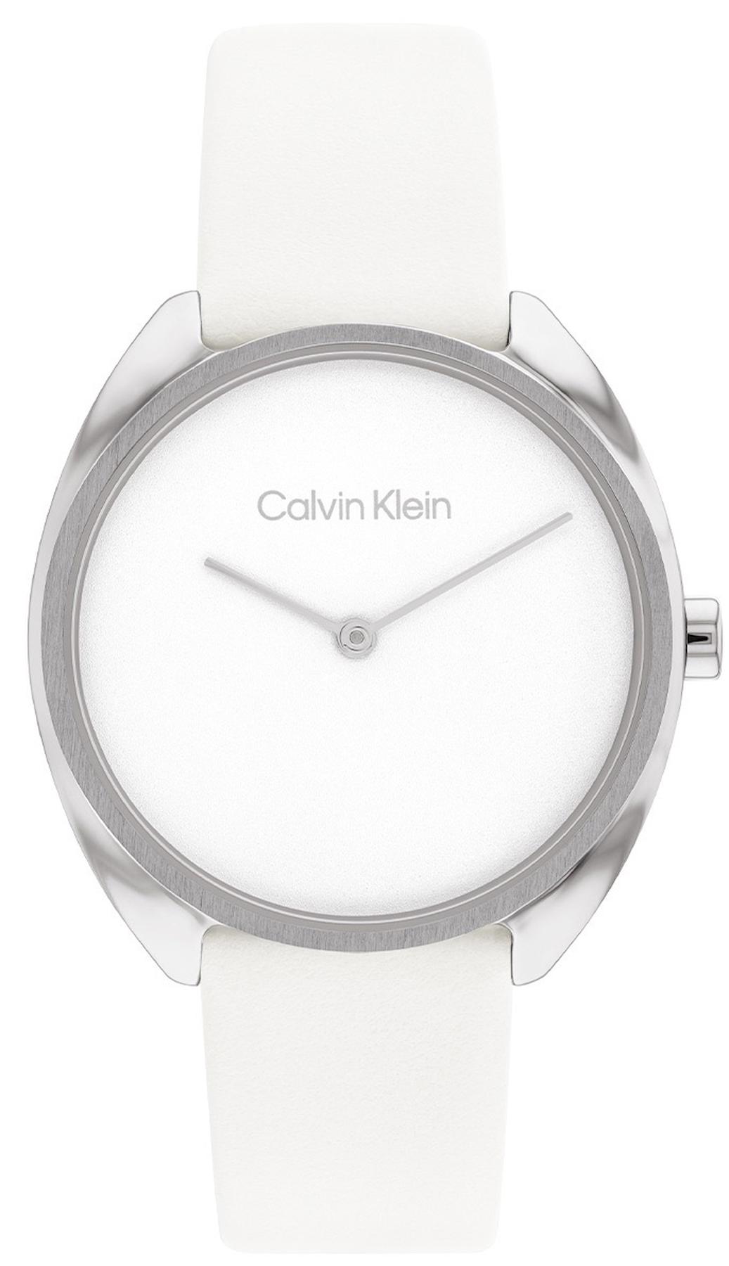 Calvin Klein CK25200274 34 mm Beyaz Deri Kordon Analog Kadın Kol Saati