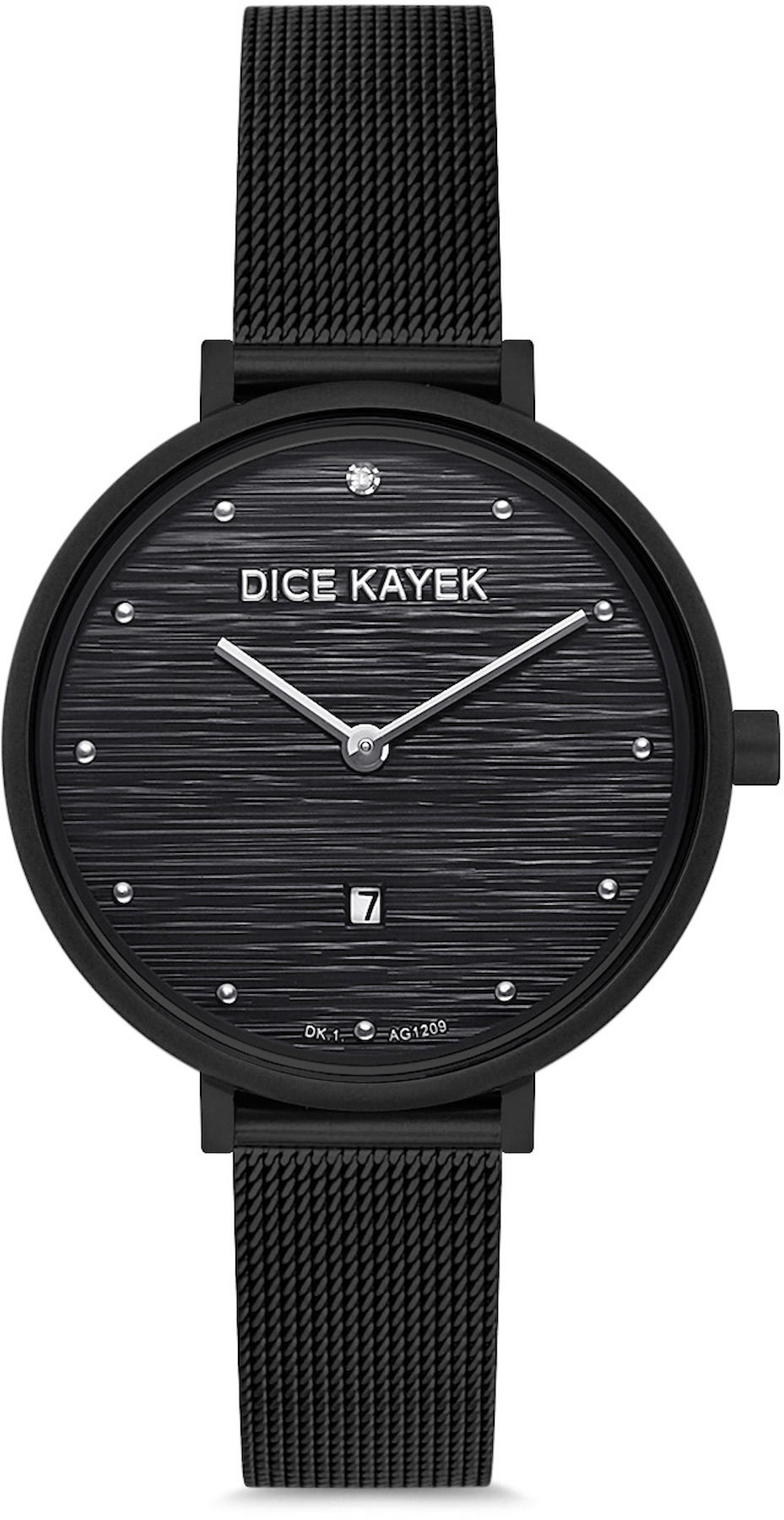 Dice Kayek DK.1.AG1209.08 33 mm Siyah Metal Kordon Analog Kadın Kol Saati
