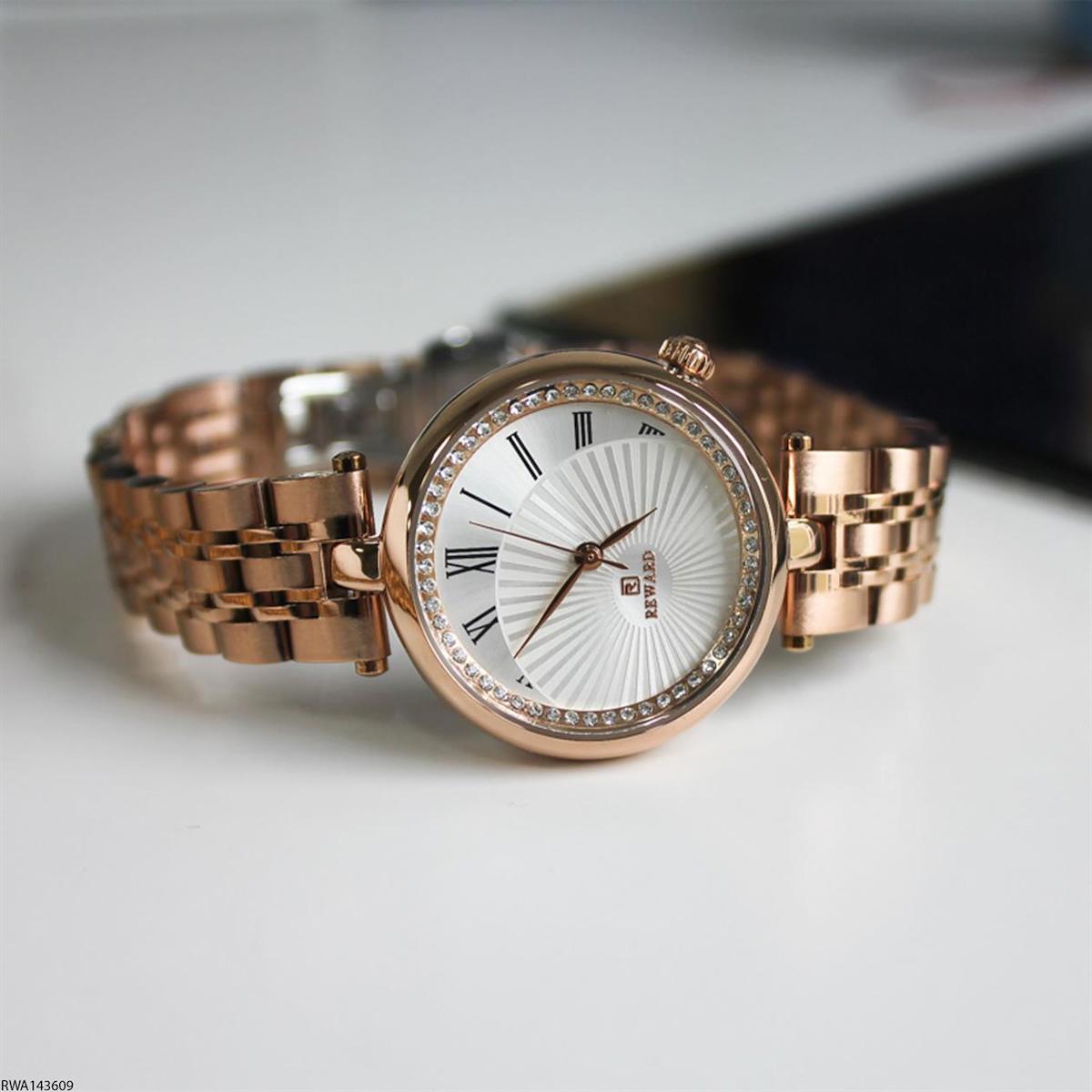 Reward RWA143609 34 mm Rose Gold Çelik Kordon Analog Kadın Kol Saati