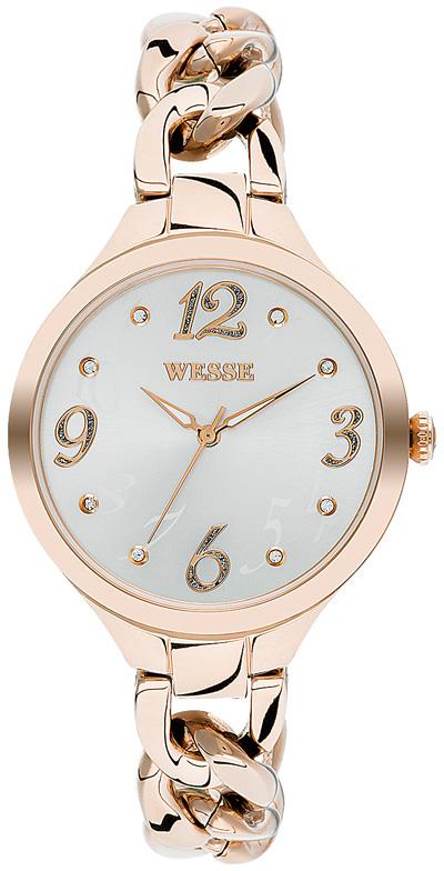 Wesse WWL3007-03SS 37 mm Altın Çelik Kordon Analog Kadın Kol Saati