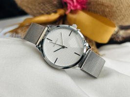 Homies 30 mm Gri Çelik Kordon Analog Kadın Kol Saati