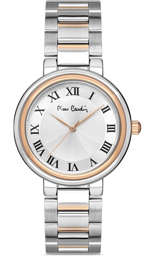 Pierre Cardin PC800302F09 36 mm Gri-Rose Gold Çelik Kordon Analog Kadın Kol Saati