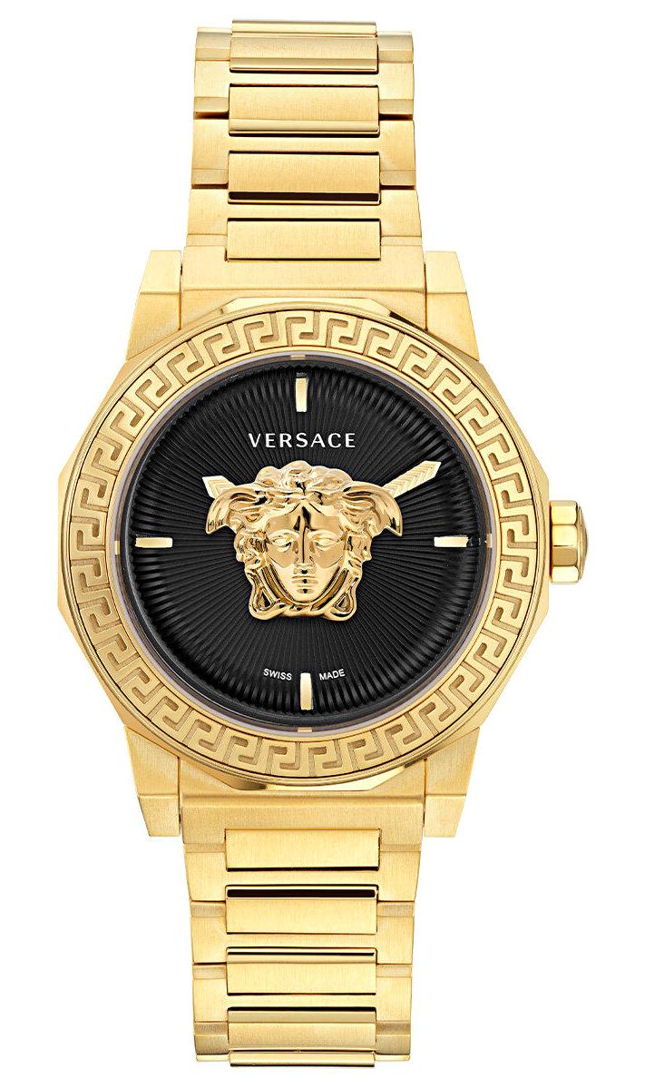 Versace VRSCVE7B00623 38 mm Altın Çelik Kordon Analog Kadın Kol Saati