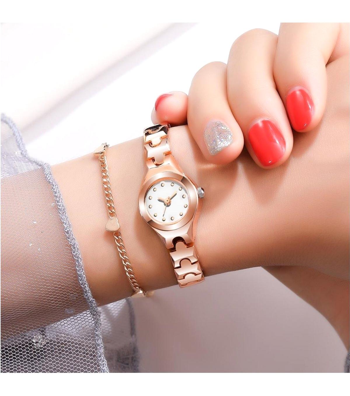 Korikom KKS00030 18 mm Rose Gold Metal Kordon Analog Kadın Kol Saati
