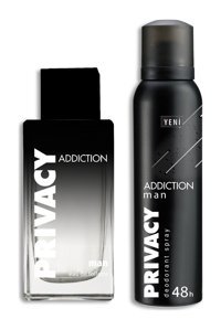 Privacy Addiction İkili Erkek Parfüm Deodorant Seti EDT 100 ml + Deodorant 150 ml