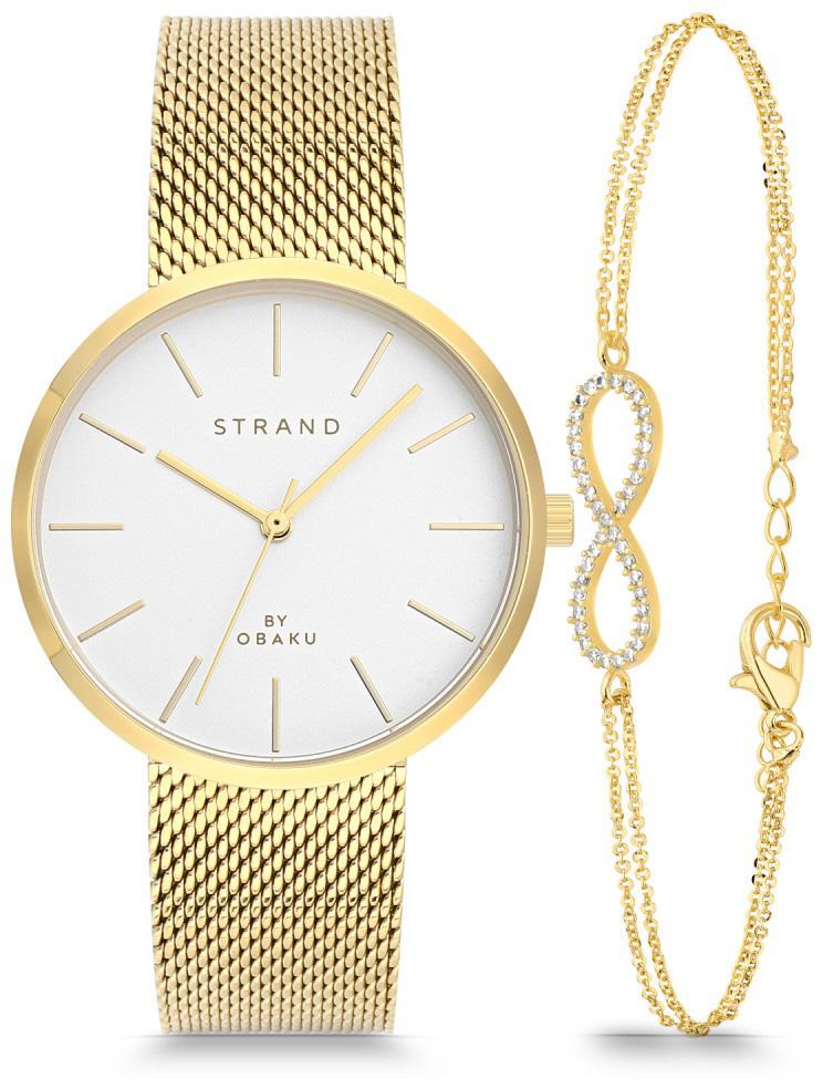 Obaku Denmark S700LXGIMG 35 mm Altın Çelik Kordon Analog Kadın Kol Saati