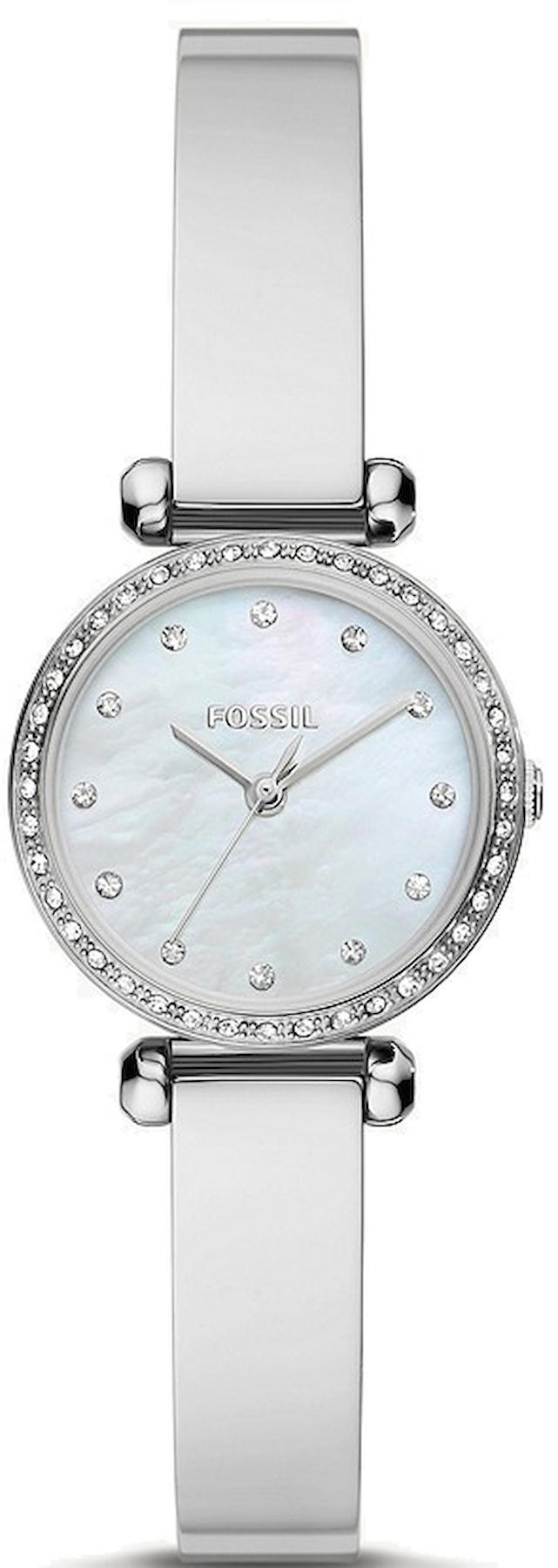Fossil BQ3893 26 mm Gri Çelik Kordon Analog Kadın Kol Saati