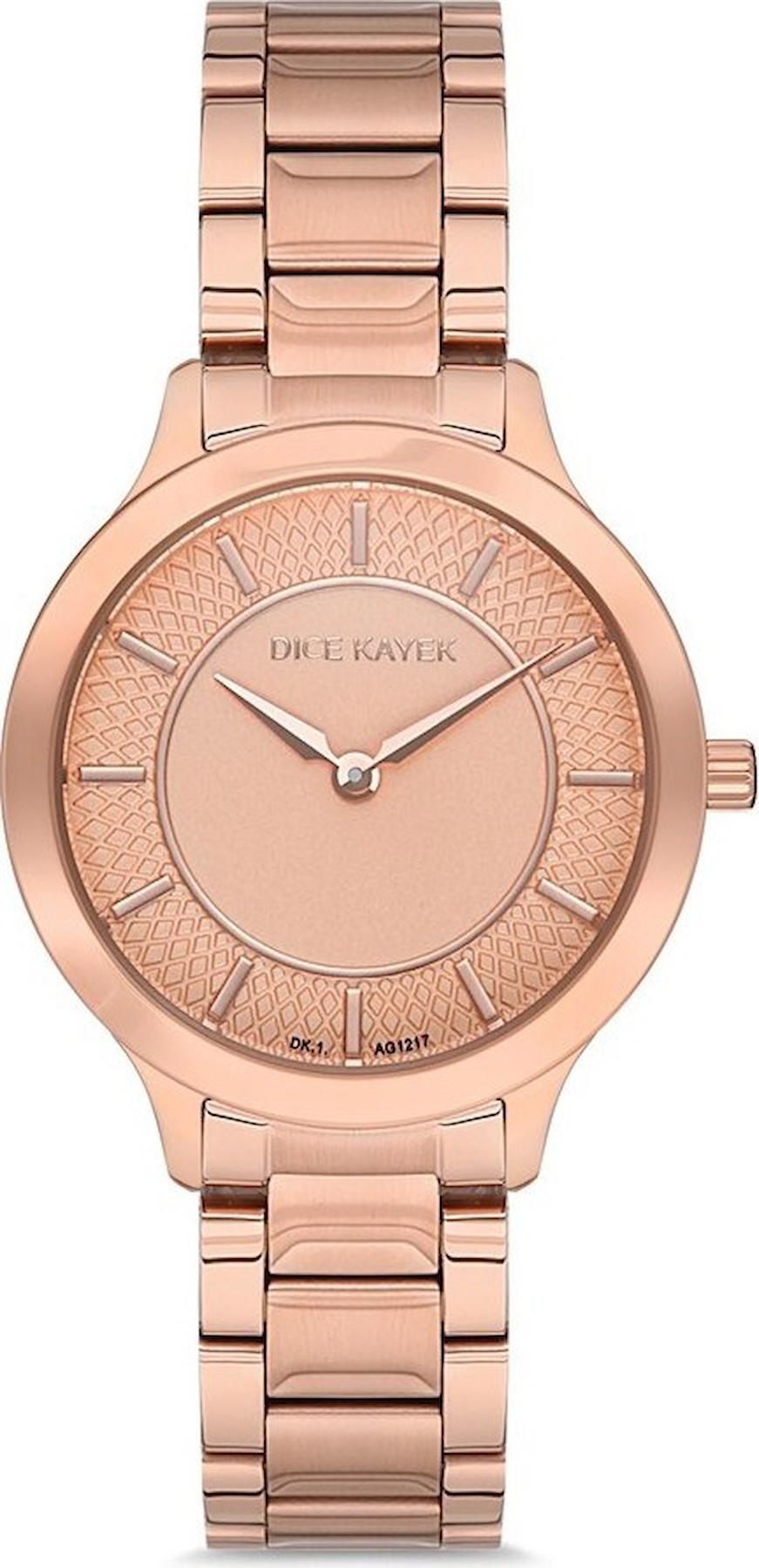 Dice Kayek DK.1.AG1217.13 33 mm Rose Gold Çelik Kordon Analog Kadın Kol Saati