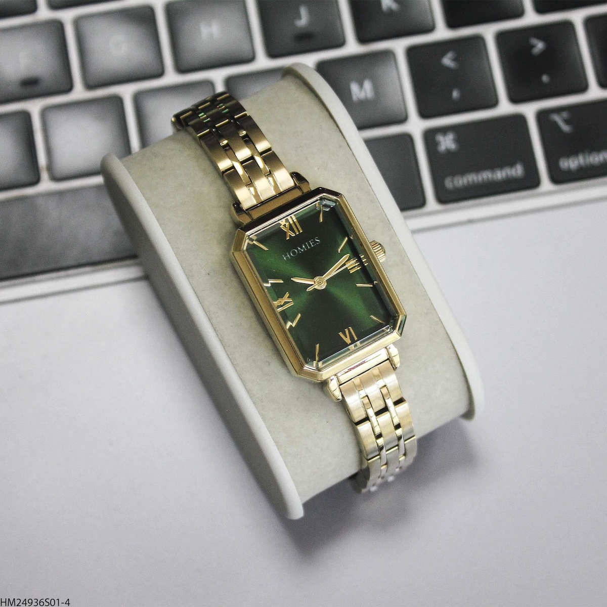 Homies HM24936S01-4 24 mm Altın Çelik Kordon Analog Kadın Kol Saati