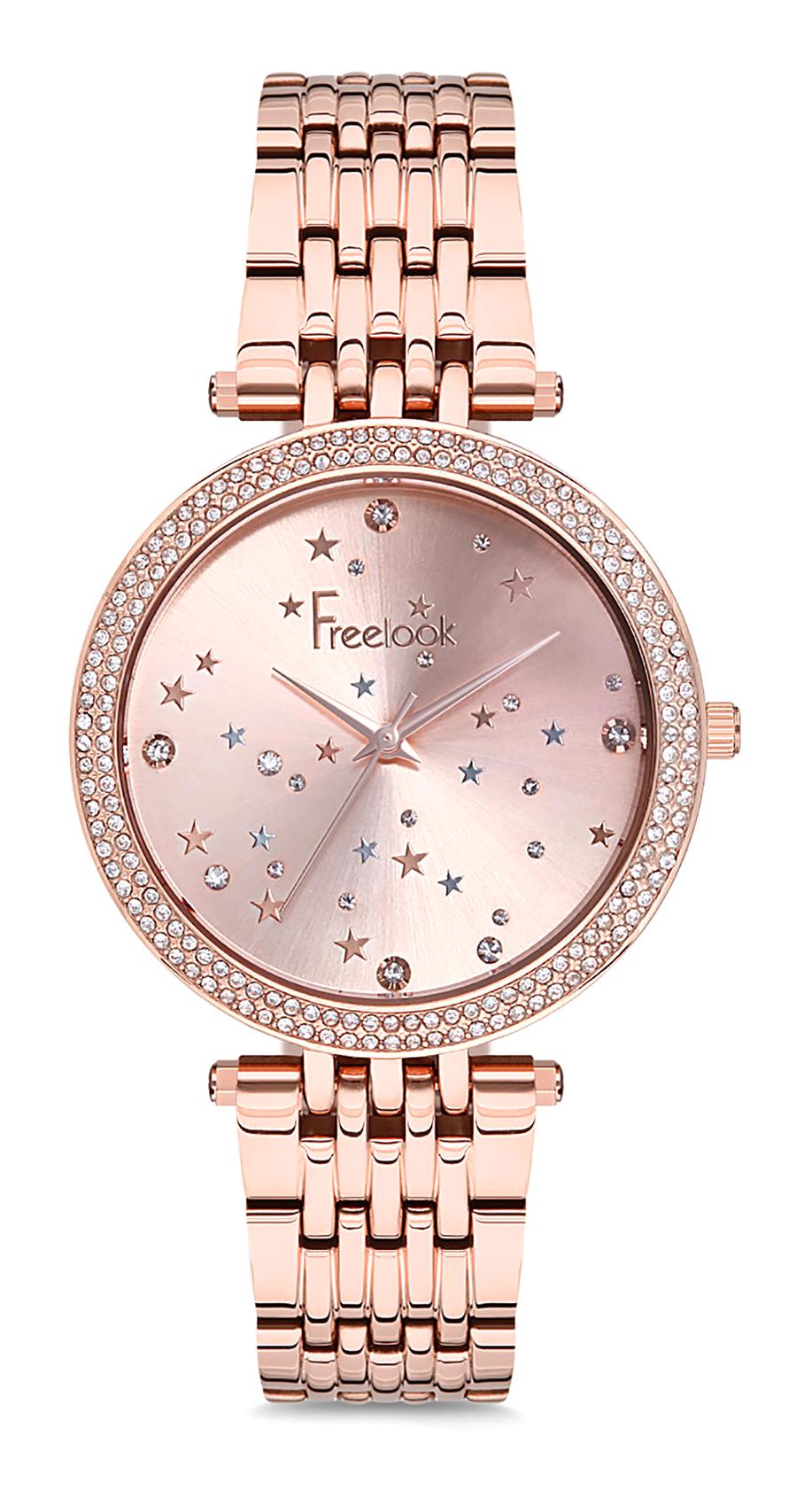 Freelook F.7.1064.02 36 mm Rose Gold Çelik Kordon Analog Kadın Kol Saati