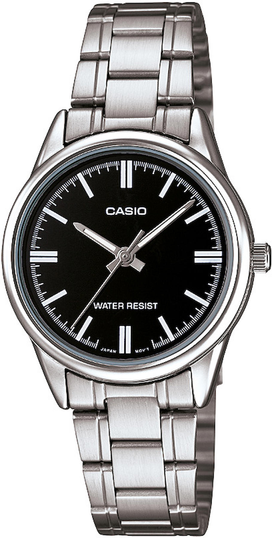 Casio LTP-V005D-1A 28 mm Gri Çelik Kordon Analog Kadın Kol Saati