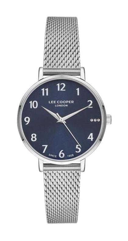 Lee Cooper LC07281.390 40 mm Gri Çelik Kordon Analog Kadın Kol Saati