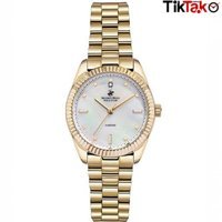 Beverly Hills Polo Club BP3234X.404 34 mm Altın Çelik Kordon Analog Kadın Kol Saati