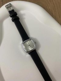Bs Still 22 mm Siyah Deri Kordon Analog Kadın Kol Saati