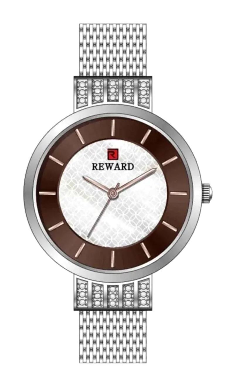 Reward A141228 28 mm Gri Çelik Kordon Analog Kadın Kol Saati