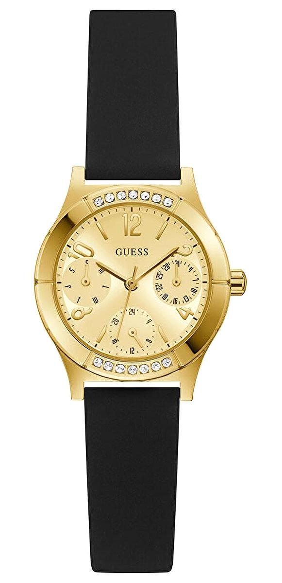 Guess GUGW0451L1 Takvimli 29 mm Siyah Silikon Kordon Analog Kadın Kol Saati