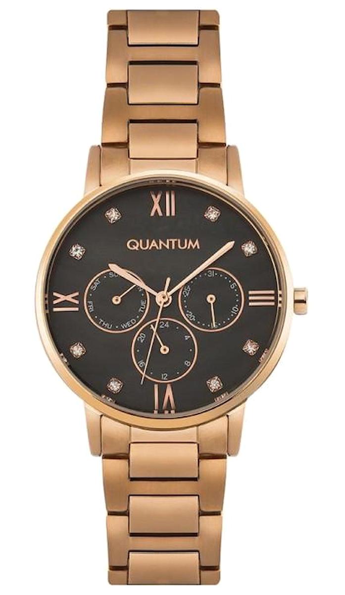 Quantum IML871.450 Takvimli 36 mm Rose Gold Çelik Kordon Analog Kadın Kol Saati