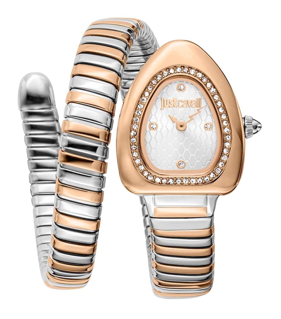 Just Cavalli JC1L249M0065 22-30.5 mm Gri-Rose Gold Çelik Kordon Analog Kadın Kol Saati