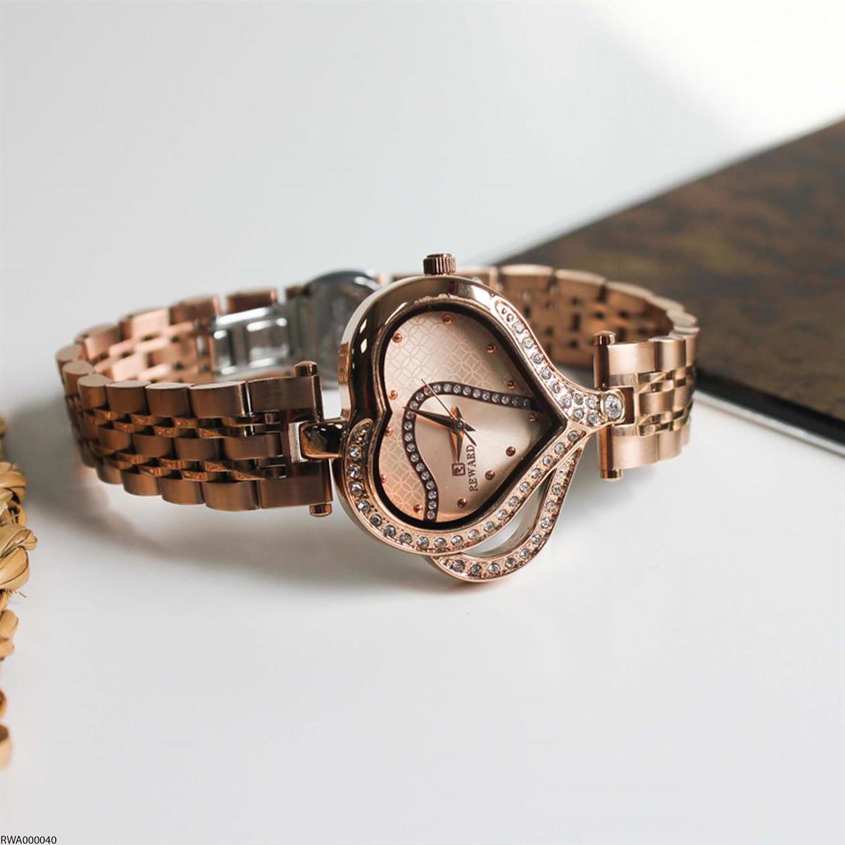 Reward RWA000040 30 mm Rose Gold Çelik Kordon Analog Kadın Kol Saati